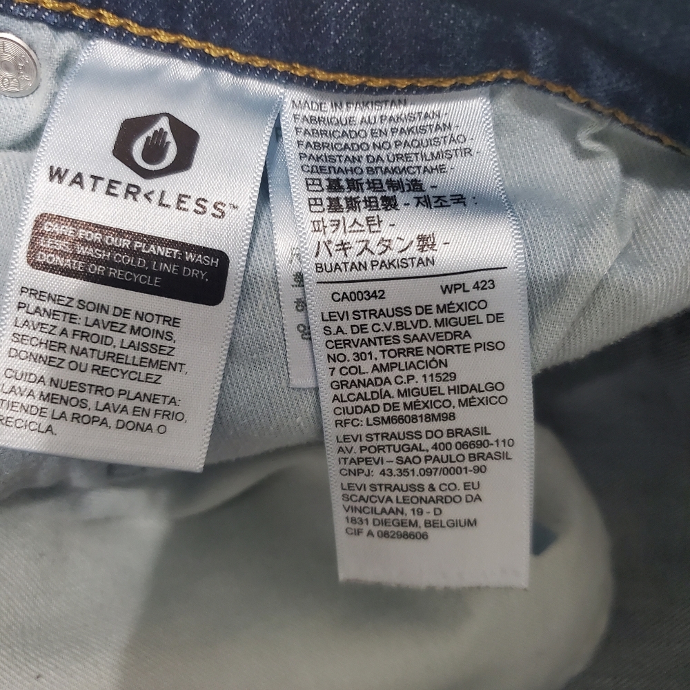 Levi's 514 Straight Fit Jeans Stretch 34 Waist - Picture 5 of 9